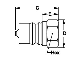 1'' Pneumatic Brass Quick Coupler , Brass Quick Release Coupling