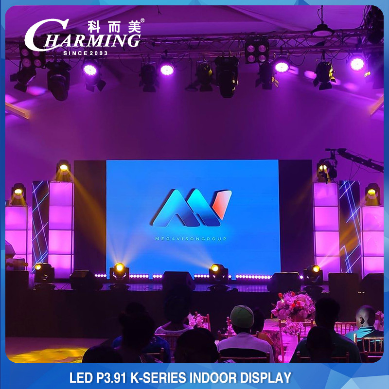 Rental LED Video Wall Display Ultra Thin Full Color Waterproof P3.91 3840Hz