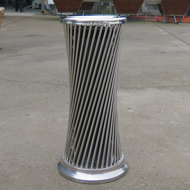 Street Furnitures Dia 300mm 35L Disposable Trash Can