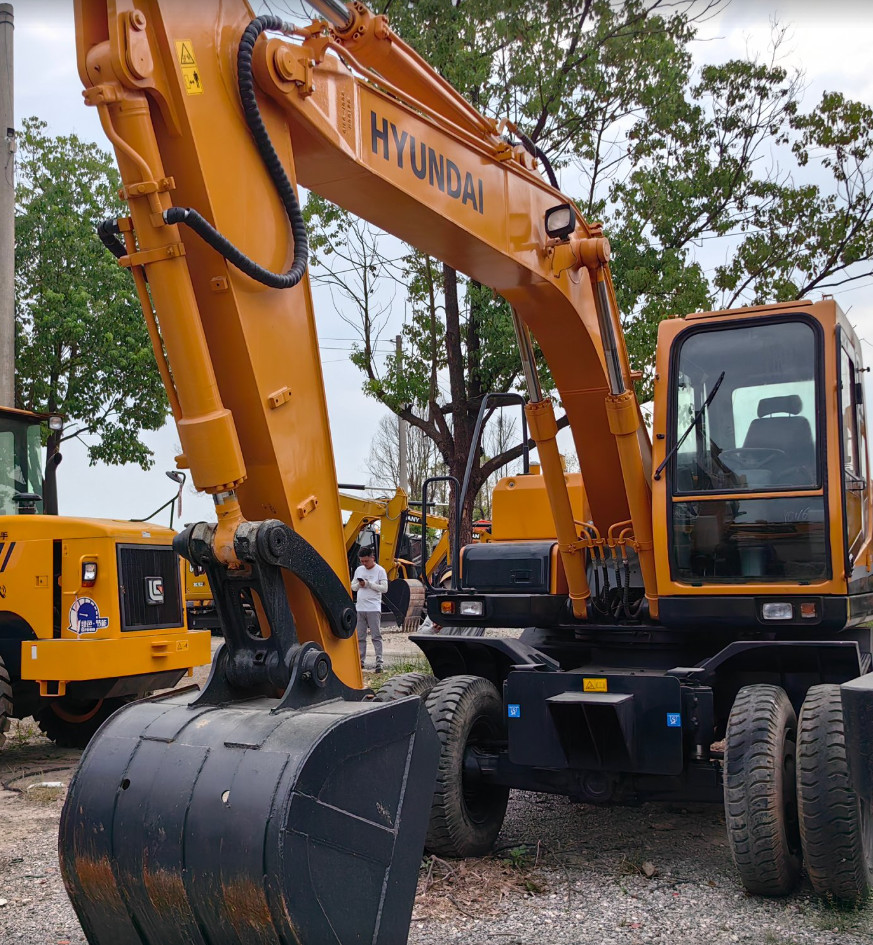 15 Ton Good Quality Used Hyundai 150W-7 Excavator Secondhand Construction Machinery