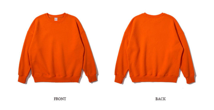 Women Blank Oversized Sweatshirts Unisex Premium Blank Crewneck Sweatshirt
