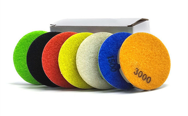 Thickness 10mm Diamond Floor Polishing Buffer Pads For Concrete 80mm 100mm