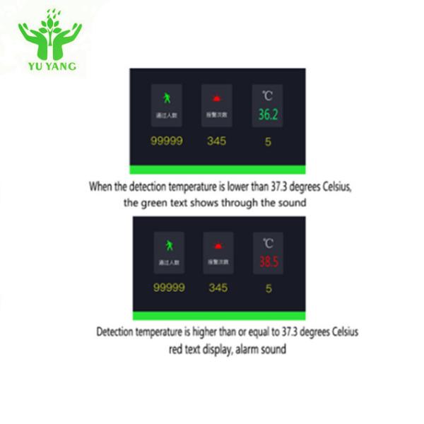 Public Place Human Body Thermometer Auto Detecter Door GB/T16491