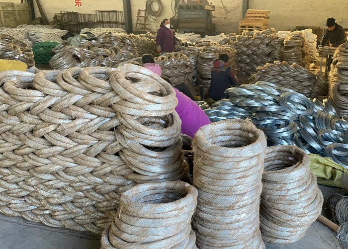 BWG22 Galvanized Electro GI Wire Low Carbon Steel OEM