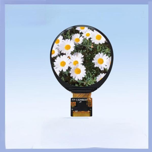 1.32-Inch Round TFT LCD Display | 360×360 Pixels High-Res, GC9C01 Driver Chip, Wide Viewing Angle, Vibrant Color for Smart Watches & Wearable Fitness