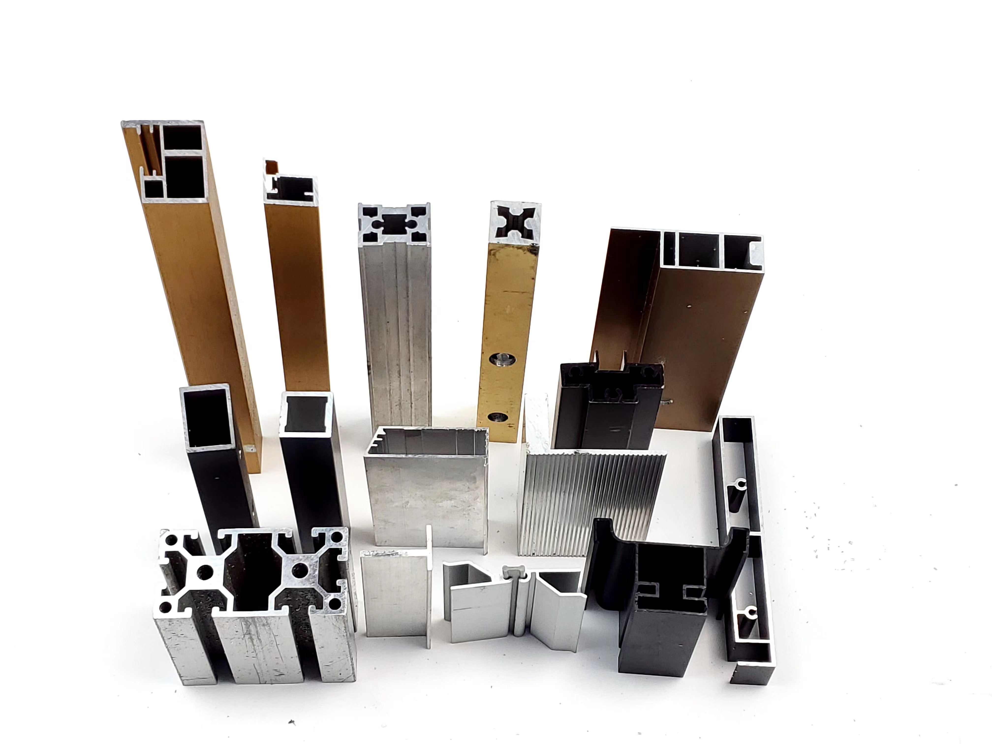 6063 Aluminum Frame Windows Extrusion Profile Custom Furniture Hardware