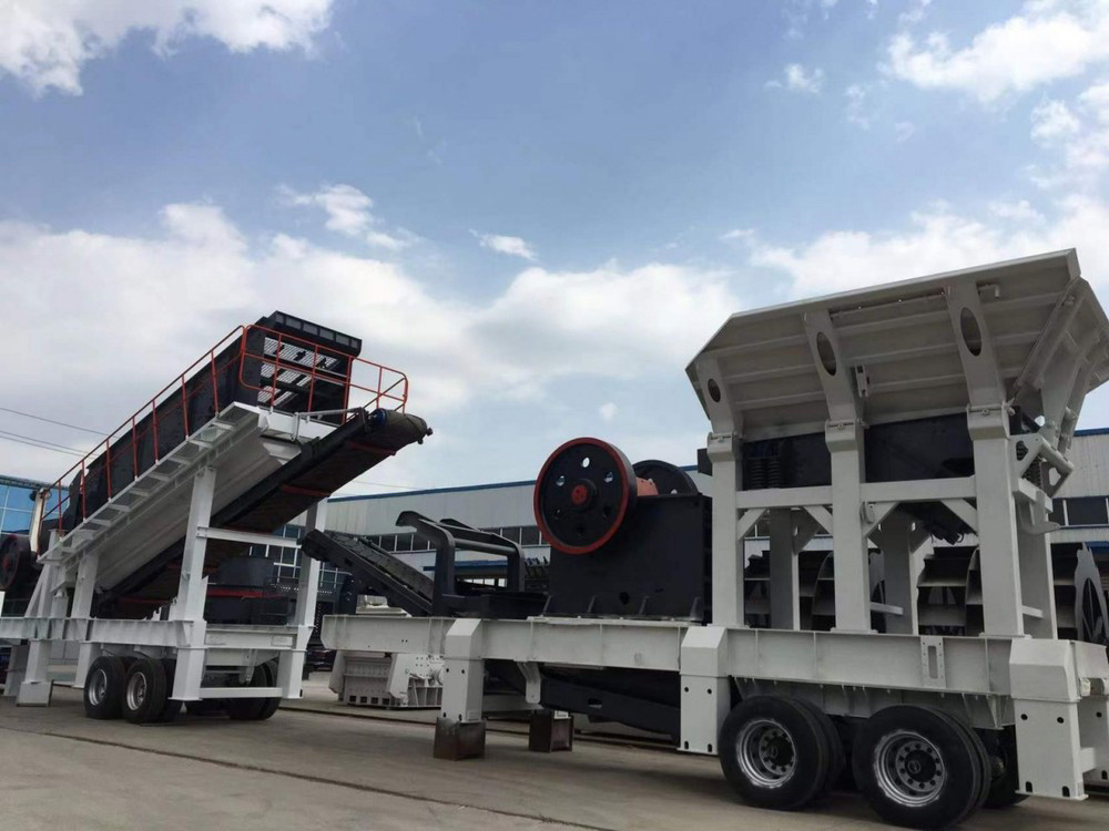 Mobile PE250x400 Jaw Crusher Mining Stone Jaw Crusher With Conveyor
