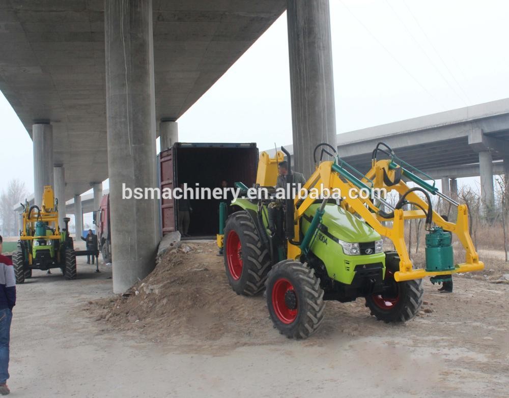 Earth Auger Drill Truck Crane Hole Drill Earth Auger Bore Pile Machine