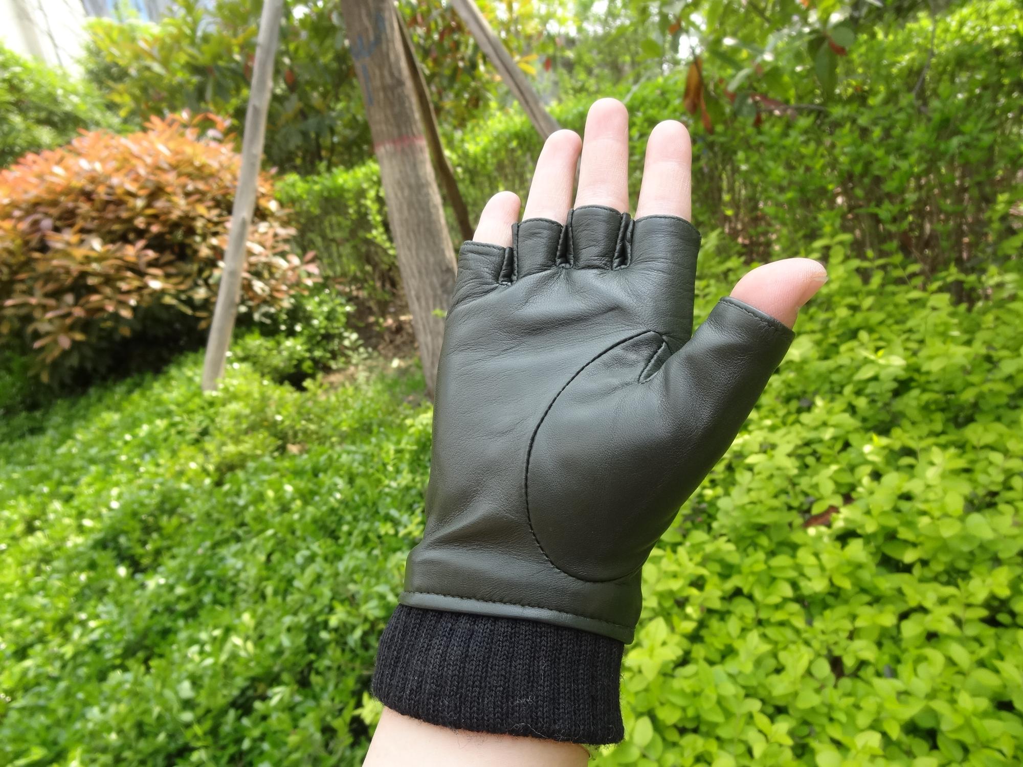 sheepskin leather gloves rivet kids sheepskin leather gloves