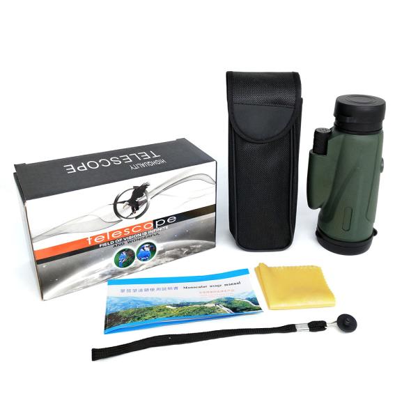 12X50 High Definition Monocular Telescope with BAK4 Prism FMC Lens