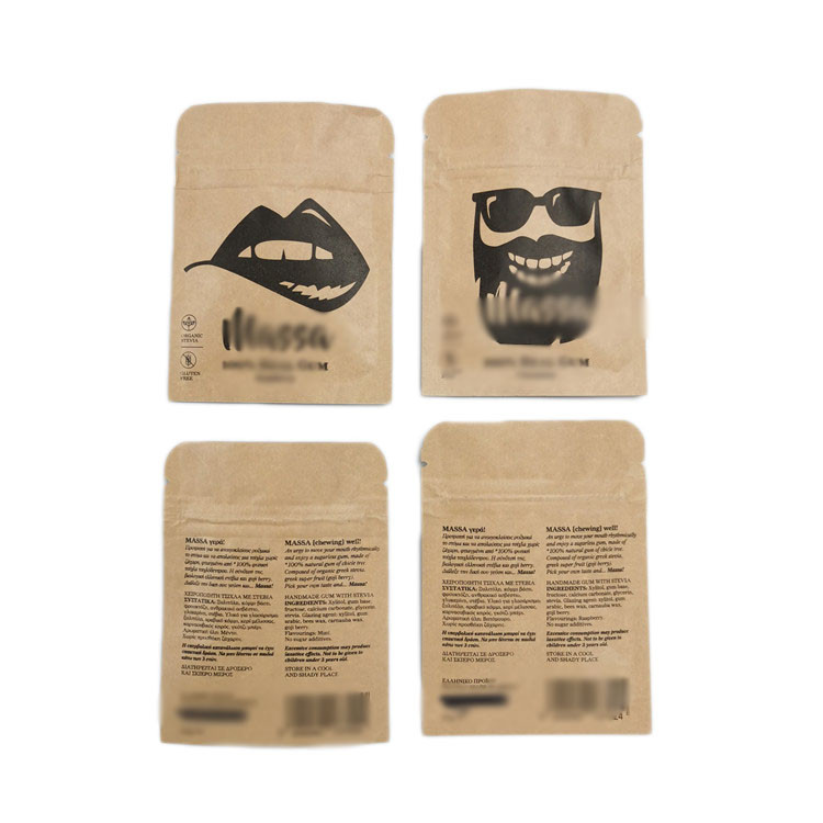 Reusable 3 Side Sealed Tea Bags Packaging Peanut Powder Pouch For Pill Medication