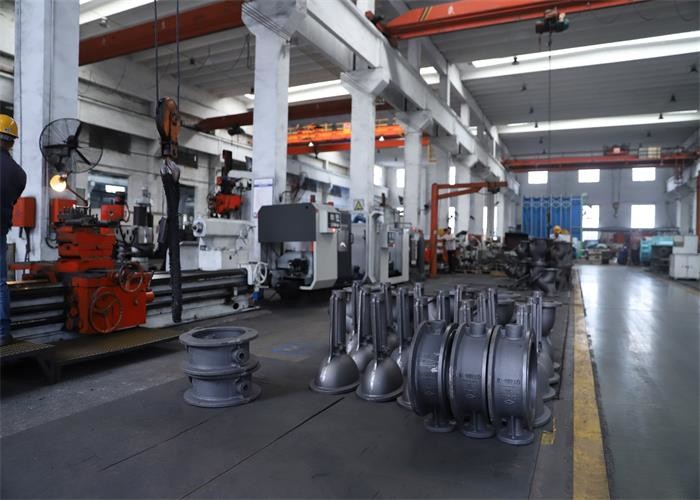 Rustproof Wafer Type Casting Iron Butterfly Valve Stainless Steel Anti Erosion