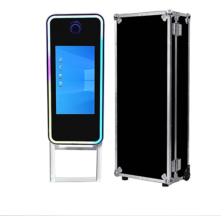 Advertising Interactive Mirror Photo Booth With Camera Printer