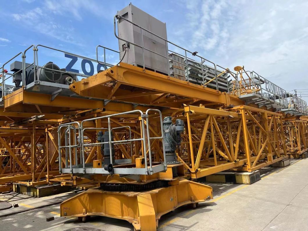 Year of 2013 Used Zoomlion Tower Crane 7052-25 with 25t Max Load