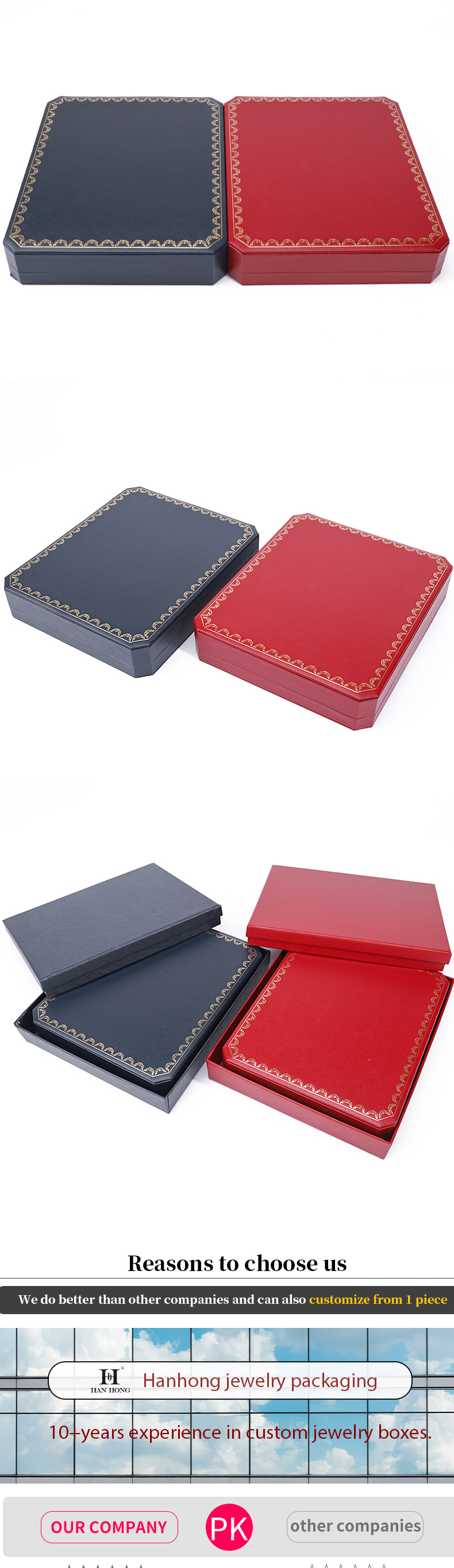 Custom Logo Square Paper Jewelry Box Packaging Luxury Style For Necklace