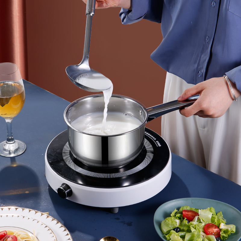 Kitchen Stainless Steel Cookware Set 15pcs SS410 Milk Soup Pot