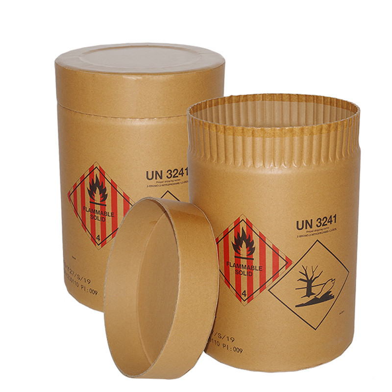 25kg Fiber Board Drum Eco Friendly Durable Fiber Drum With Lid