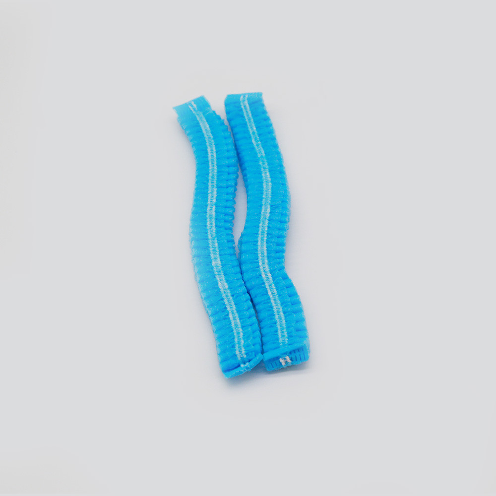 Disposable Non Woven Double Elastic Surgical Mob Cap / Medical Clip Cap / Non-Woven Head Bouffant Cap Hairnets