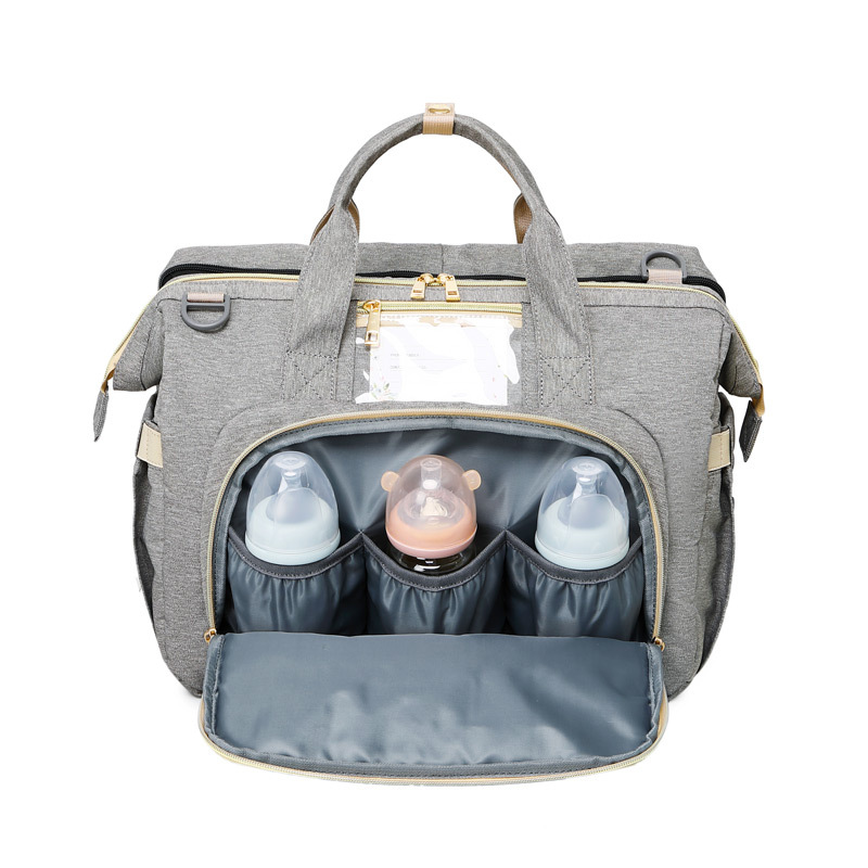 OEM Flap Nappy Large Capacity Backpack Diaper Bag 40*19*32CM