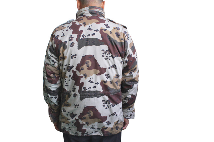 Camouflage Polyester / Cotton M65 Military Jacket Customizable For Saudi Army