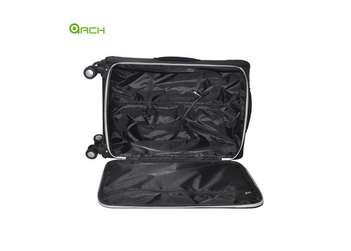 Classic Tapestry Trolley Bag Soft Sided Luggage with Double Spinner Wheels