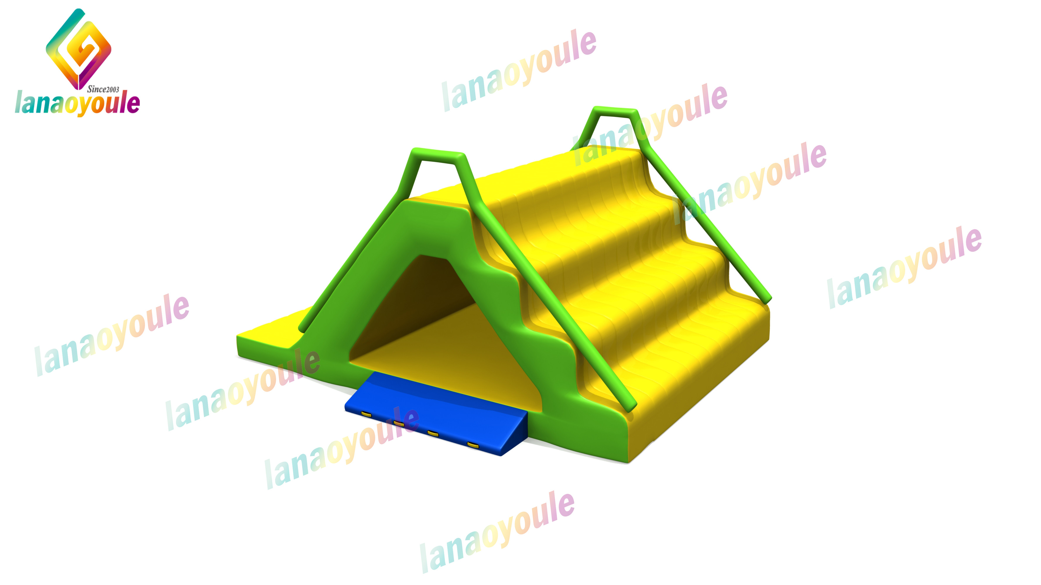 Outside Event Inflatable Combo Floating Water Park Custom Color Enviroment - Friendly