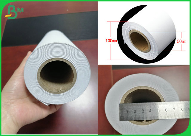 80gsm High Whiteness Roll Plotter CAD Plain Paper of 36inch 42inch 50inch 