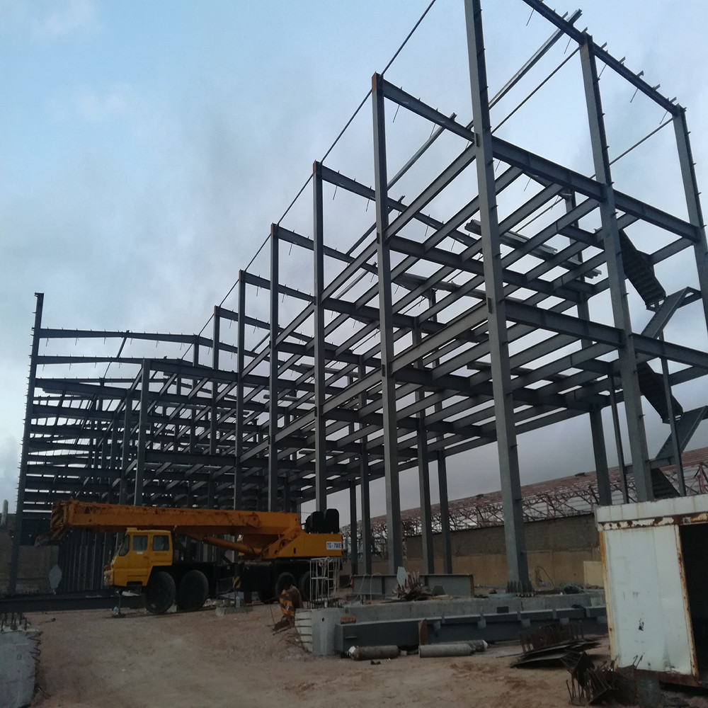 Metallic Industrial Steel Buildings Q355B Q235B Prefabricated Steel Structure Workshop