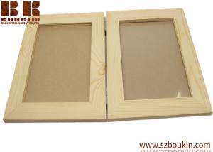 Buy cheap kinds of size funny wooden photo frame wooden picture photo frame Pine wood product