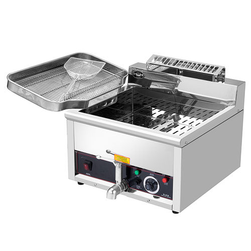 Desktop Commercial Gas Deep Fryer Automatic Food Fried Fish Deep Fryer