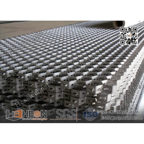 304H Stainless Steel Hexmesh with bonding holes | 1" depth X 16gauge | China Hexmesh Exporter