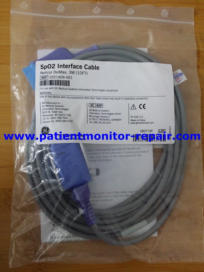 SPO2 Interface Cable GE Original Encryption SPO2 Extension Line Covidien OXIMAX Technology 3M