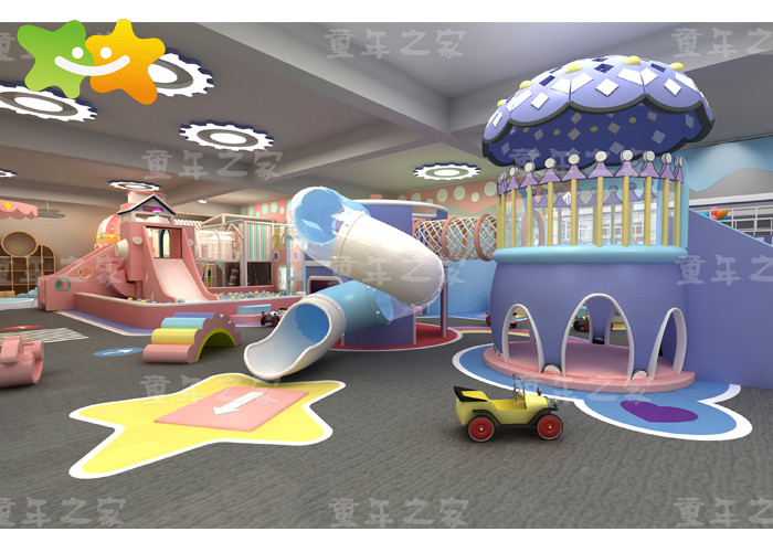 Professional Kids Indoor Playground Equipment Indoor Play Areas 500 M²