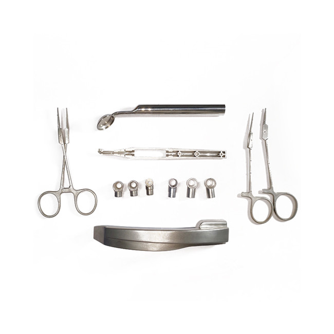Powder Metallurgy Medical Injection Molding Hemostatic Forceps Handle Sampling Pliers