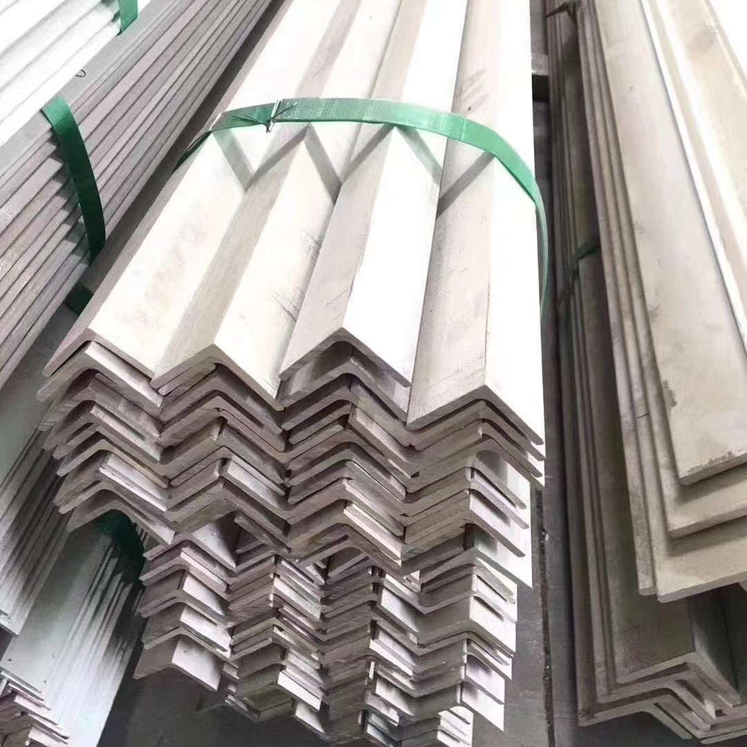 SS 304 Angle Size Chart Hot Rolled 304 Stainless Steel Angle Bar Sizes 3# 4# 5# 6# NO 1 Surface