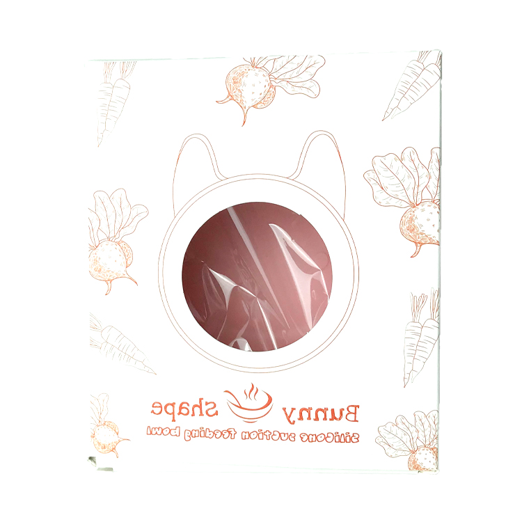 Kitten Shape Silicone Feeding Bowl Customized Feeding Infant Suction Bowls