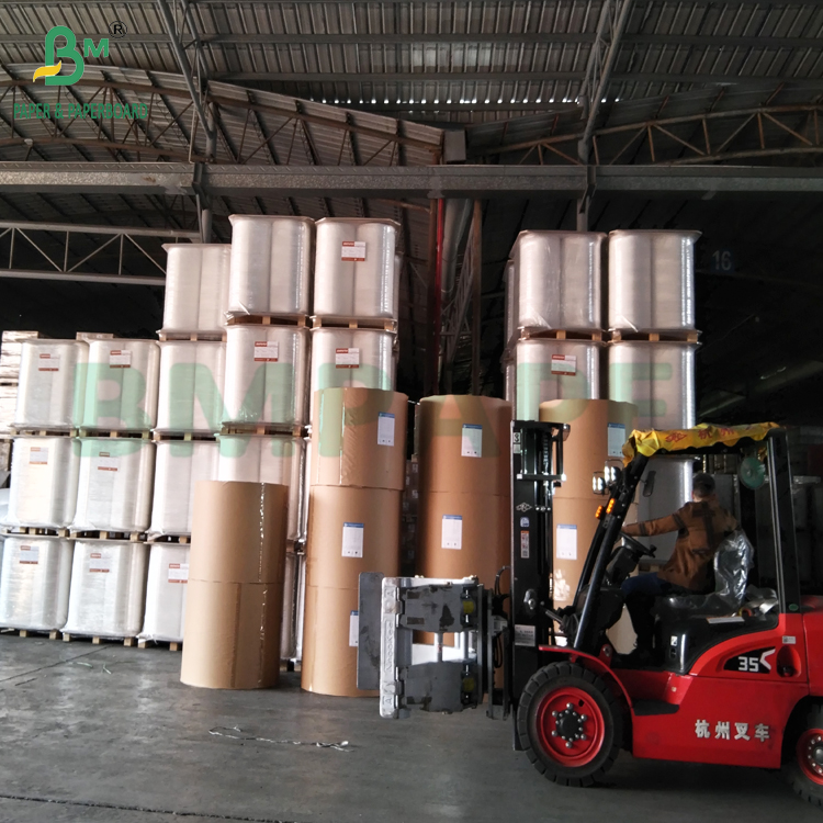 30 - 60GSM Pure MG Semi-Beached and Unbleached Kraft Paper for Packaging