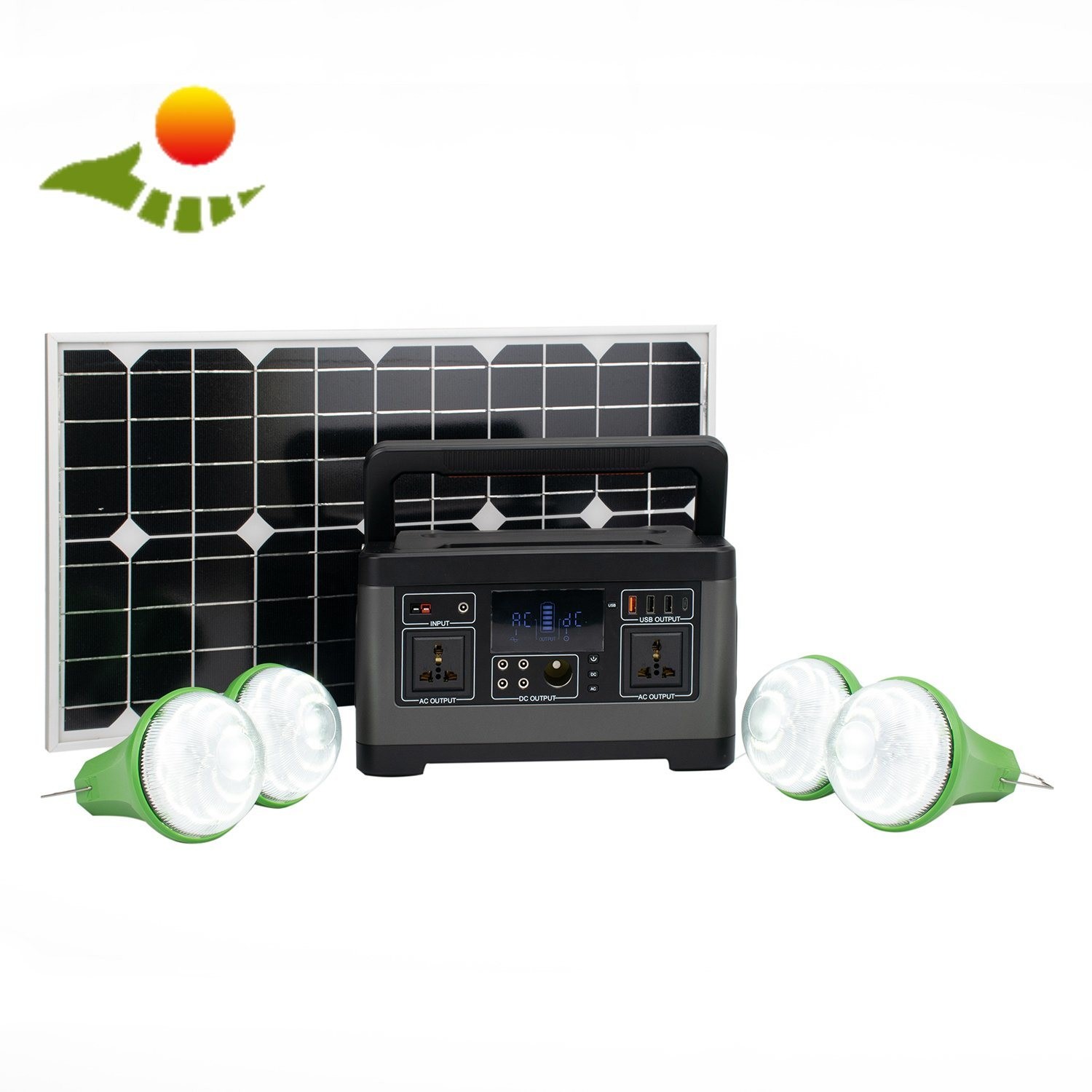 solar generator 500w 1000w solar power system solar panel power system with inveter