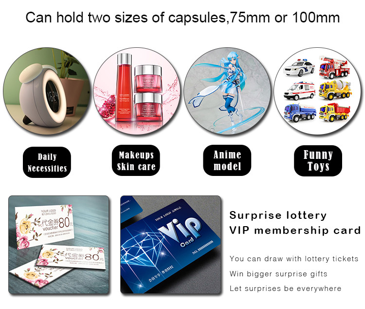 Factory Direct Best Selling Coin Operated gacha vending machine Automatic Capsule Machine Vending Toy Capsule
