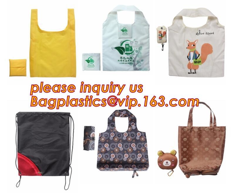 Outdoor Use 210D Sample Shoe Polyester Drawstring Bag,fashionable pattern printing polyester foldable shopping bag PACK