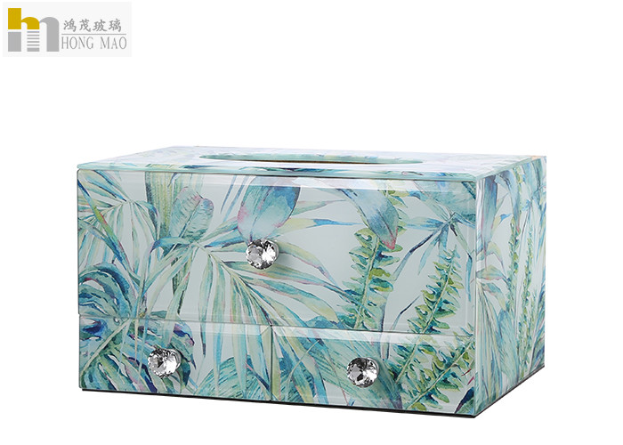 Beautiful Decorative Tissue Box / Tissue Storage Box For Office Lightweight