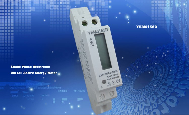 Factory Quality 1p Single Phase Din Rail Electric Power Smart Analog Digital Energy Meter/Kwh Energy Meter/Kilo Watt Hour Meter