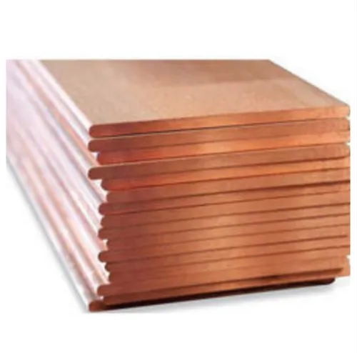 Cold / Hot Rolled Polished Copper Plate Sheet 2mm 1000mm-6000mm Length