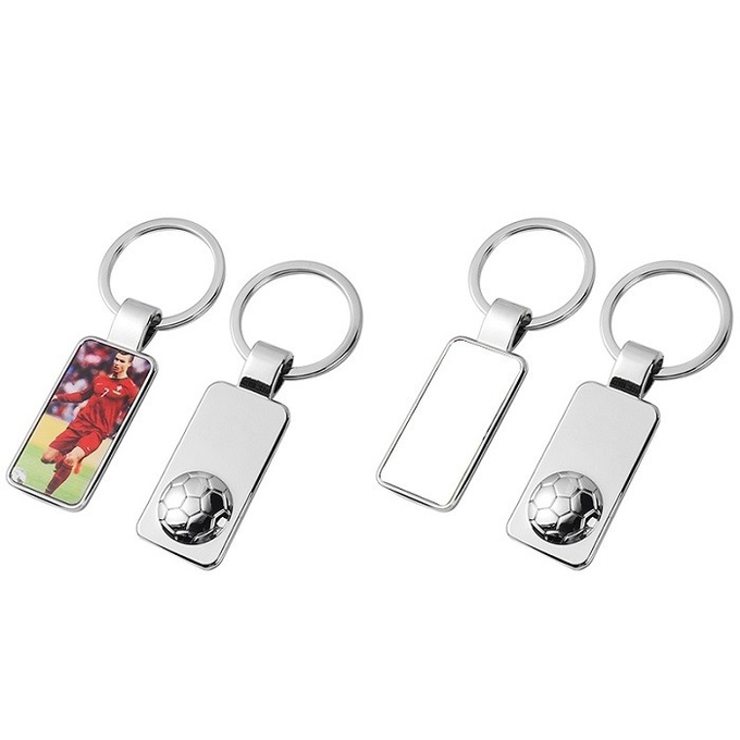 DIY Handmade Souvenirs Sublimation Keyring For Football World Cup