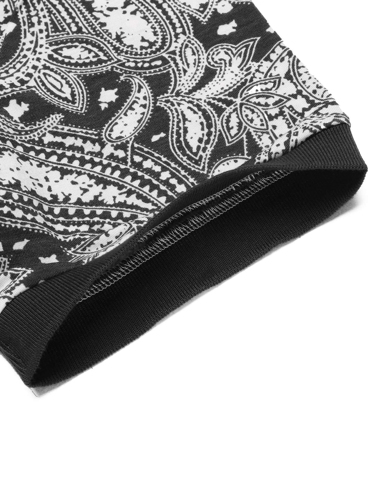Knitted Fabric Custom Mens Slim Fit Paisley Polo T Shirts Floral Print Shirt MACTING