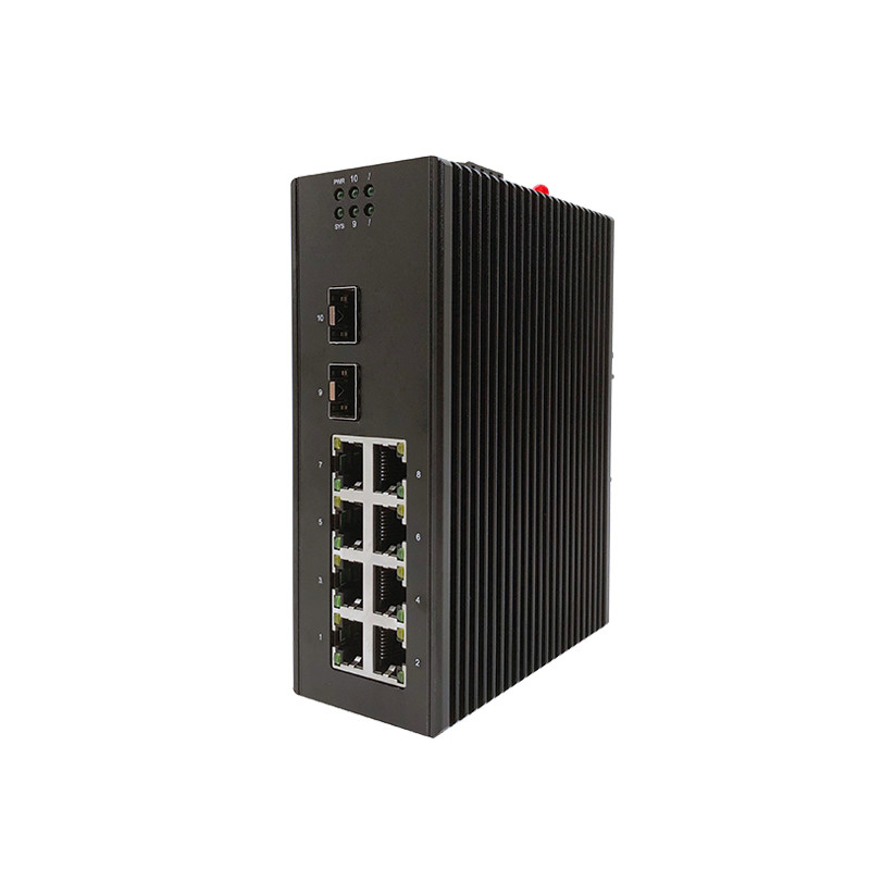 ZIKUN S2010MG PoE Industrial Ethernet Switch Wall Mount 6 Port Managed Switch