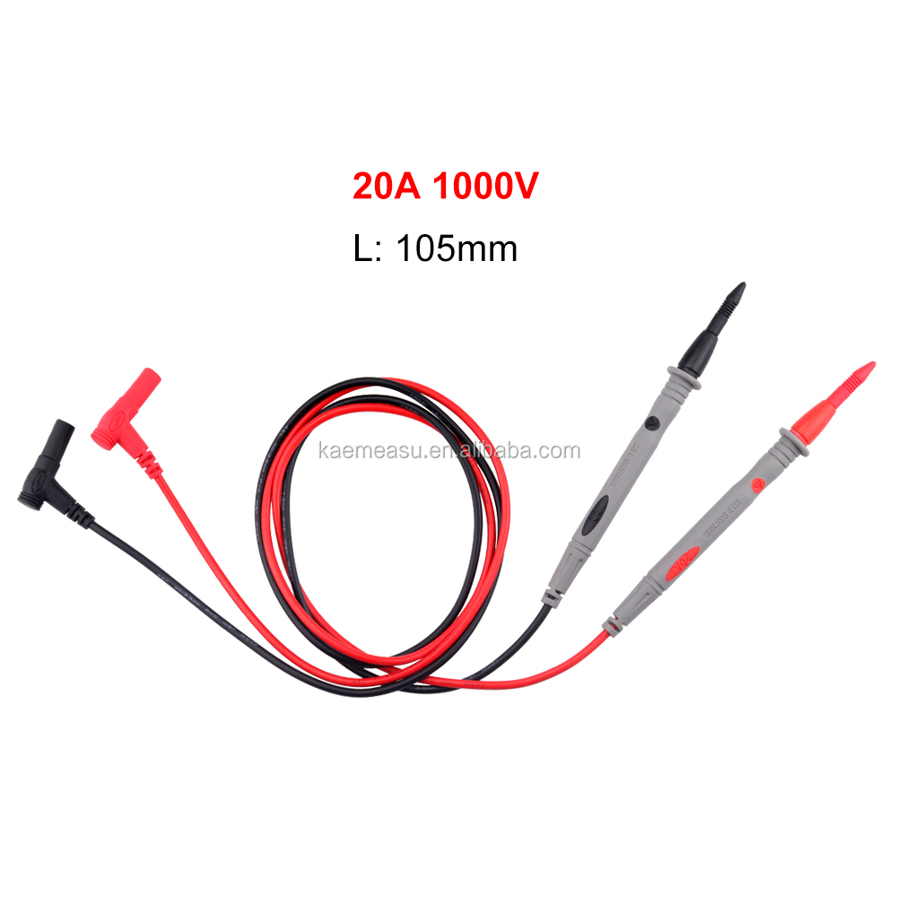 Factory Digital Multimeter Pen Probe Test Cable Lead 1000v 20a Cable Tester Lead Probe Wire Pen
