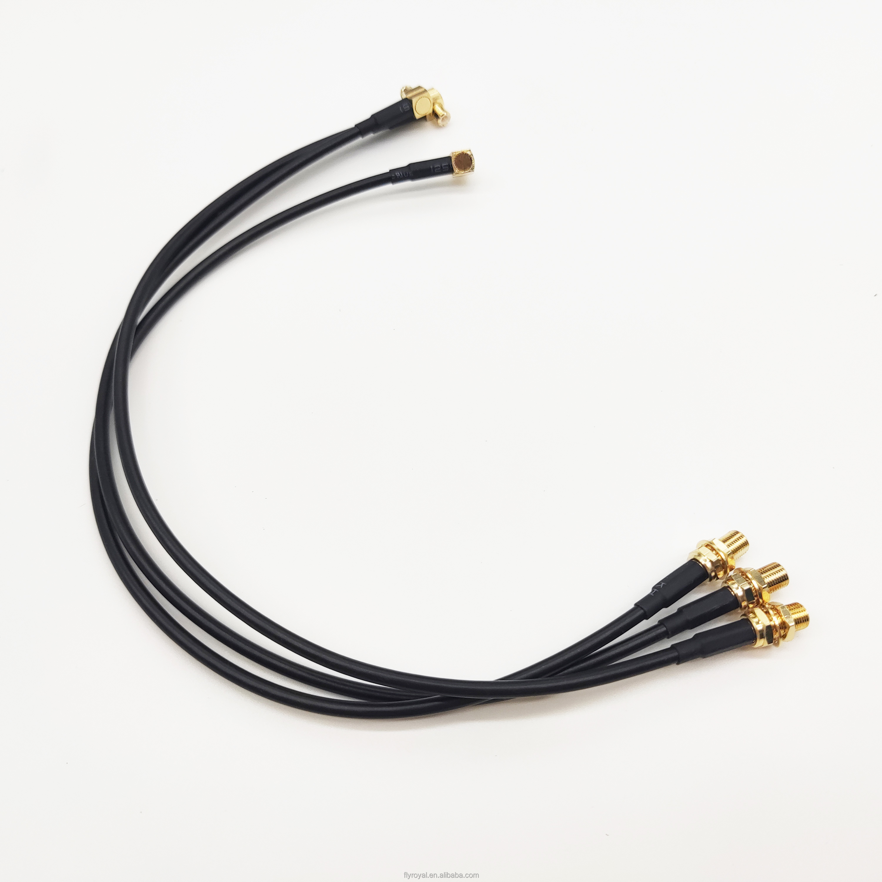100mm RF Coaxial Cables RP SMA Female To MMCX Cable Extension RG178