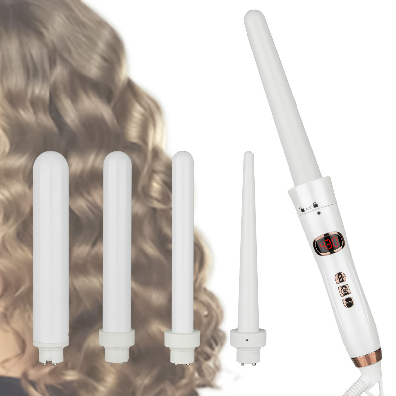 Ceramic Interchangeable Curling Tongs PTC heating for salon home