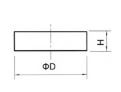 High Performance Tungsten Carbide Buttons Compact Matrix For Compact Blade